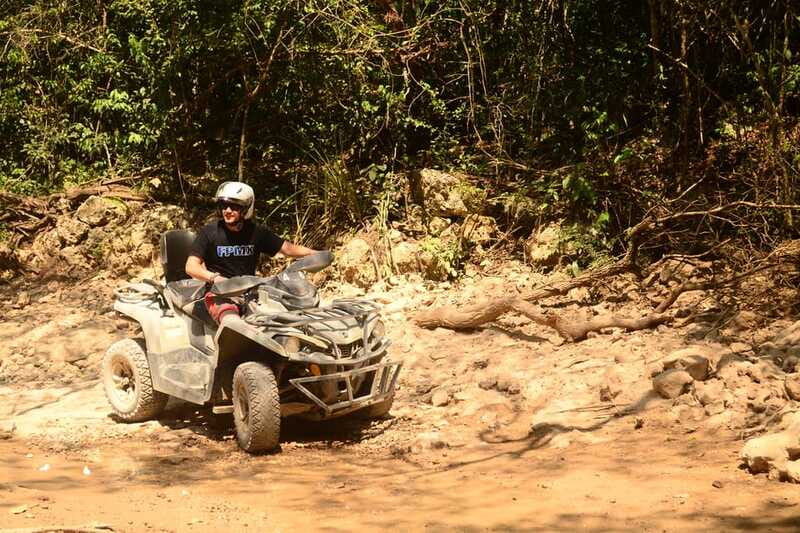 Playa del Carmen: ATV Xtreme & Zipline Experience - Swimming in the cave cenote