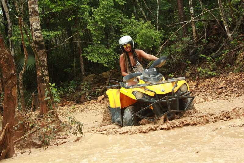 Playa del Carmen: ATV Xtreme & Zipline Experience - Mexican food after the action