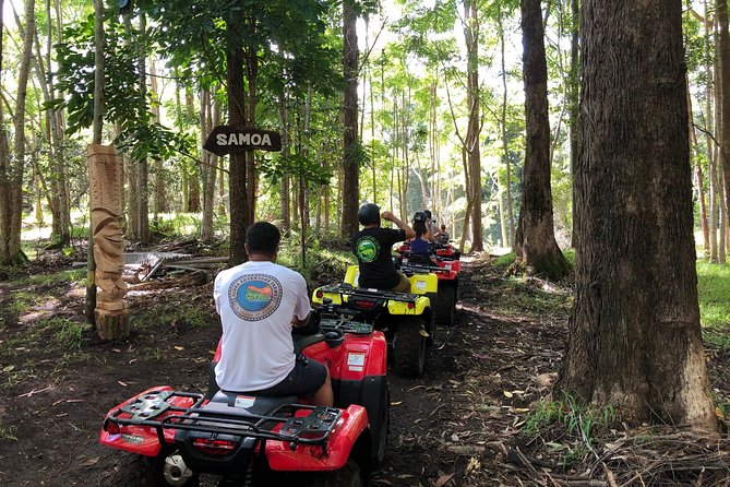 Polynesian Cultural ATV Tour in Kona - Riding through jungle trails, puddles, and lava rock