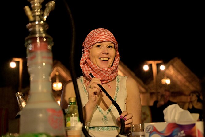 Premium Evening Desert Safari, Quad Bike, Camel & VIP BBQ Dinner - Tanoura, belly dance, and fire performance