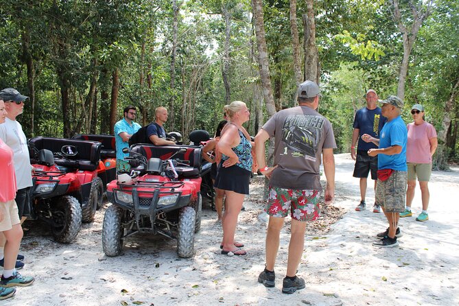 Private Buggy & ATV Tour to Jade Cavern Cenote: All-Inclusive - ATV tracks and the Jade Cavern Cenote