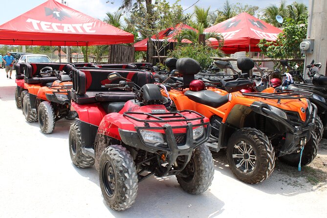 Private Buggy & ATV Tour to Jade Cavern Cenote: All-Inclusive - El Cedral and the island’s older side