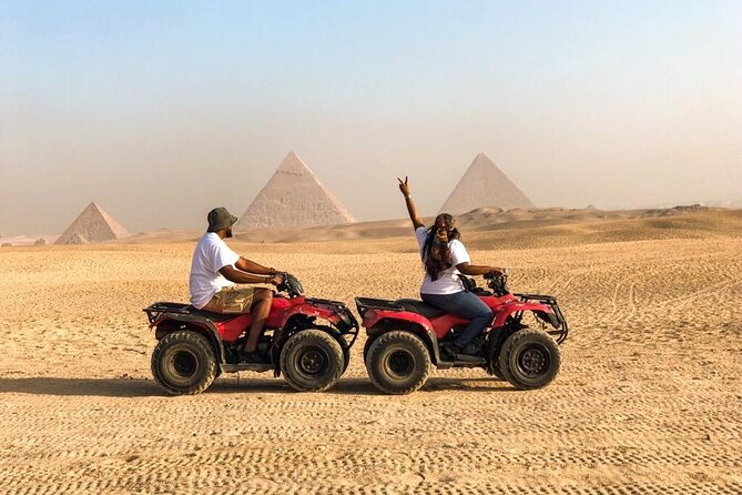Private Giza Pyramids, Sphinx, Quad Bike, Camel Ride, Nile Dinner Cruise - Local Bazaars and an Optional Lunch