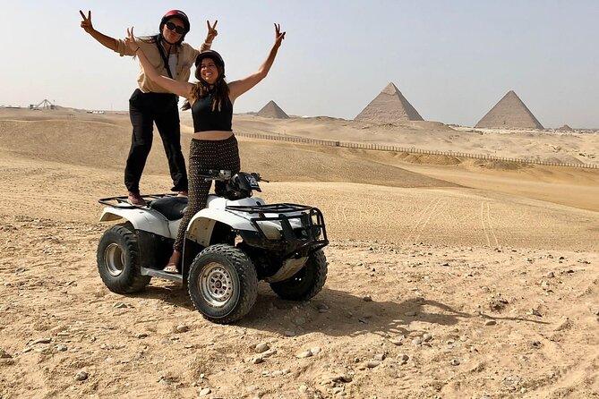 Private Giza Pyramids, Sphinx, Quad Bike, Camel Ride, Nile Dinner Cruise - Private Transport and Guide Support