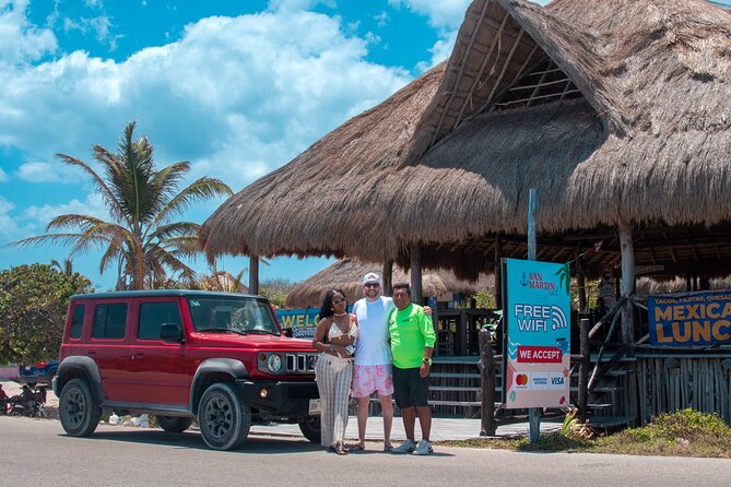 Private Jeep or Buggy Tour Snorkeling Maya Park and Tacos - San Martin Beach slows the pace