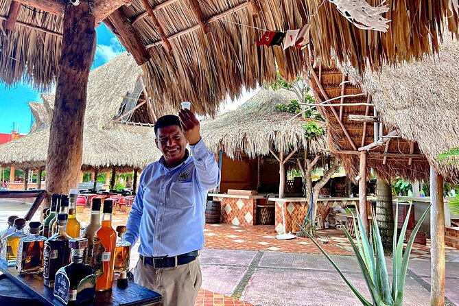 Private Jeep Tour & ATV to Jade Cavern Cenote: All Inclusive - San Martin Beach and a ceviche break