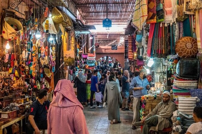 Private Marrakech excursion, camel ride or quad from Casablanca - Souk Semmarine and the practical art of shopping