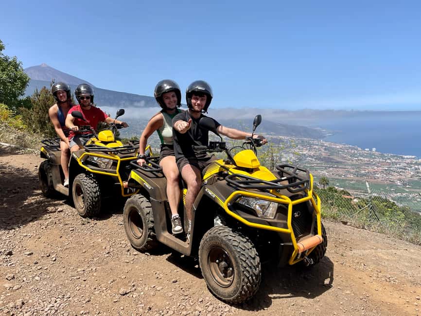 Puerto de la Cruz: Quad Tour to Teide or Off-Road Adventure - Two quad routes, two different Tenerife days