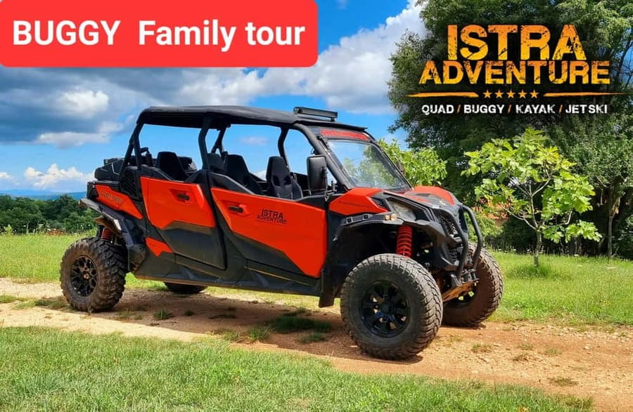 PULA AND ROVINJ: BUGGY FAMILY SAFARI 1, 2, 2.5 & 4 H - The one-hour Barban route covers about 27 kilometres