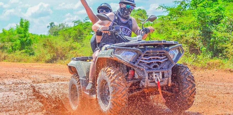 Punta Cana ATV Adventure: Beach & Cenote Tour with Pickup - Jungle tracks, sandy roads, and a short burst of speed