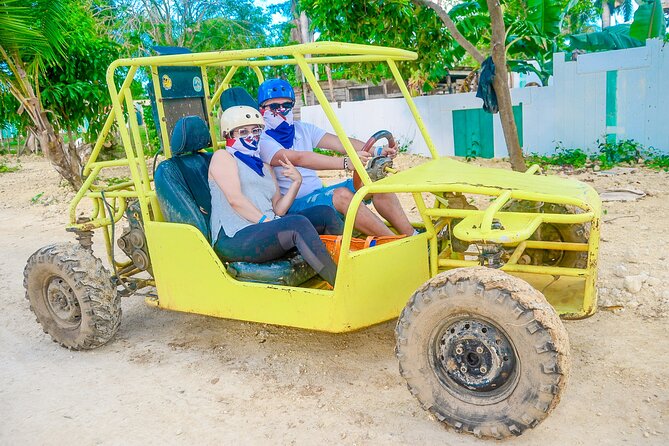 Punta Cana Buggy + Cave Dip, Beach Swim + Party Boat & Snorkel - The typical house and local products
