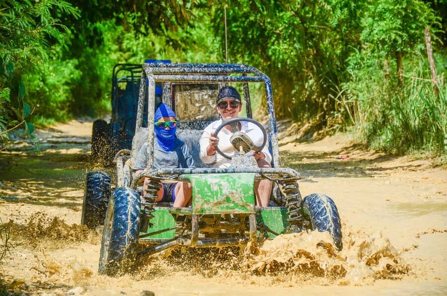 Punta Cana: Countryside and Macao Beach Half-Day Buggy Tour - The ride begins with mud, dust, and rough country roads