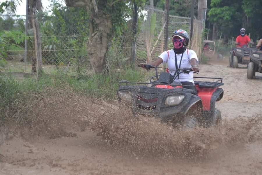 Punta Cana Off-Road 4x4 ATV: Beach,Cave Dip & Mamajuana Shot - Getting started on the 4x4 ATV