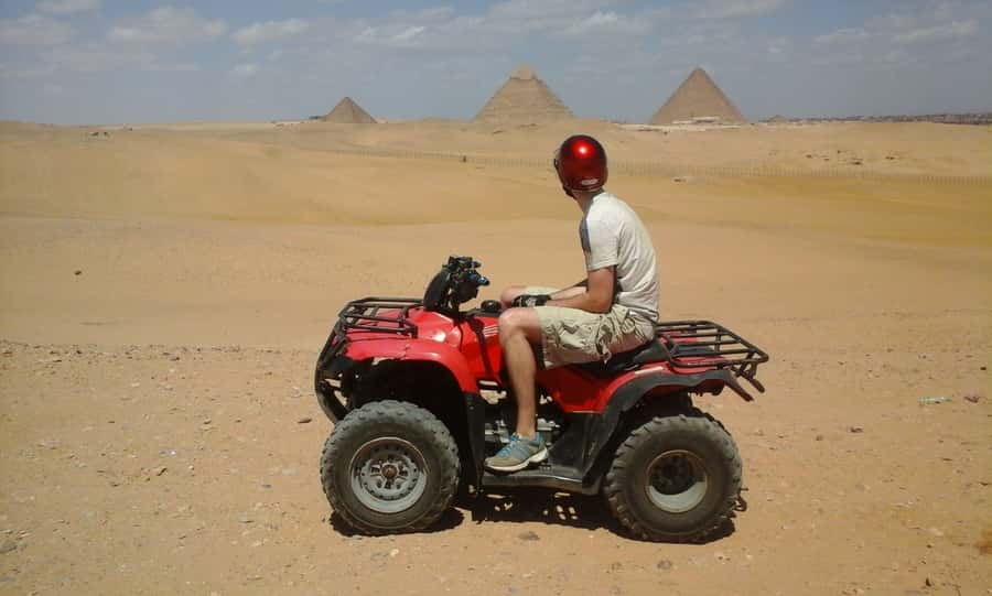 Pyramids of Giza: 1-Hour Quad Bike Desert Safari - Pickup, Safety Instructions, and Getting Started