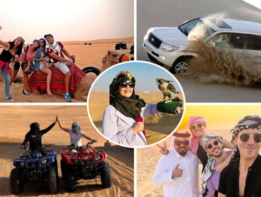 Qatar: ATV & Quad Dune Bashing, Camel Ride, & Sandboarding - A short camel ride with a traditional feel
