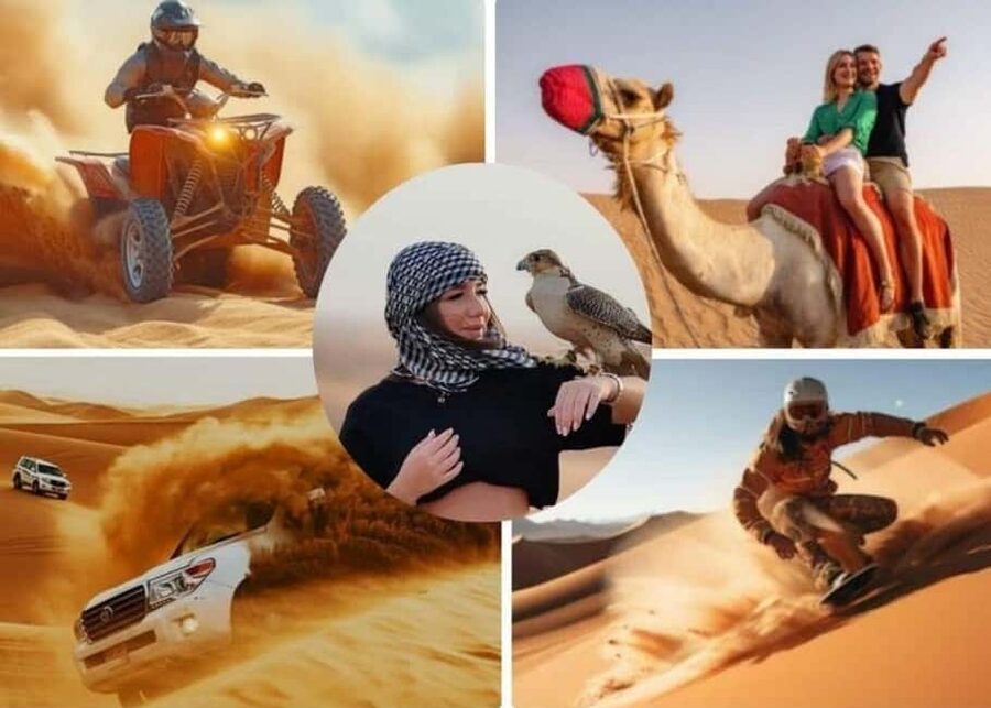Qatar: ATV & Quad Dune Bashing, Camel Ride, & Sandboarding - Taking control on the ATV track
