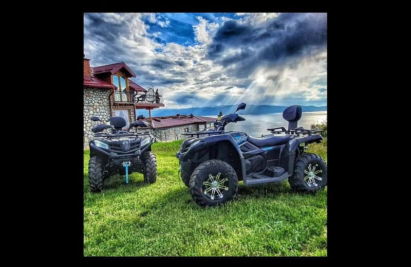 Quad ATV Bike Galicica, from Ohrid. - Riding Above Lake Ohrid in Galičica National Park