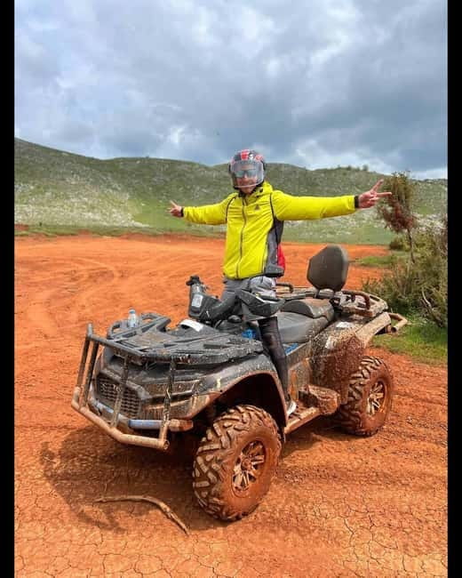 Quad ATV Bike Galicica, from Ohrid. - Rough Tracks, Bends, and Rural Galičica