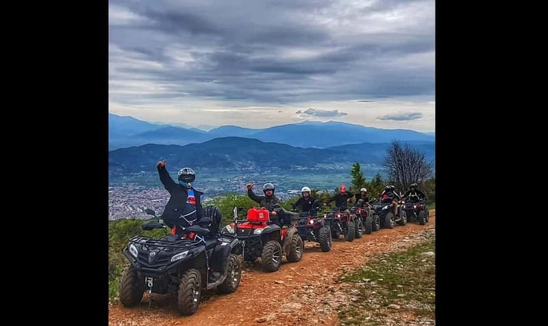 Quad ATV Bike Galicica, from Ohrid. - One Quad or Two People Sharing