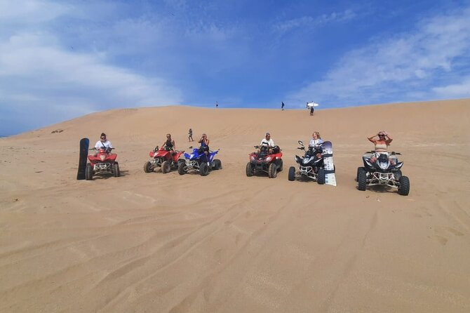 Quad Bike and Sandboarding on Sand Dunes Wild Beach - Morning or afternoon: choosing the better start