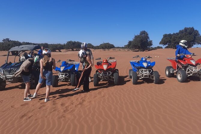 Quad Bike and Sandboarding on Sand Dunes Wild Beach - Who will enjoy this Agadir activity most