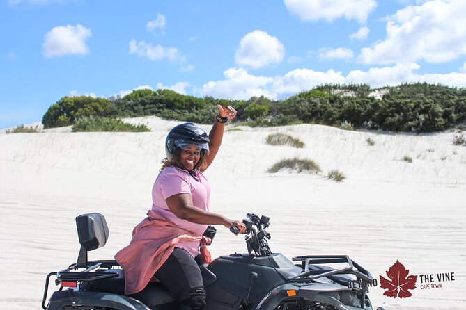 Quad bike in the Atlantis sand dunes Cape Town - Why Atlantis Dunes makes a good Cape Town outing