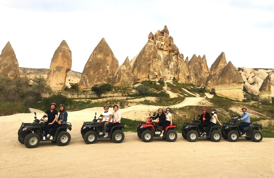 Quad Bike Safari Cappadocia - Red and Rose Valleys at sunset