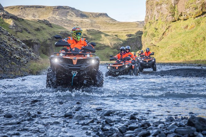 Quad Bike Tour on Black Lava Sands from Mýrdalur - Crossing rivers and reaching the black lava sands