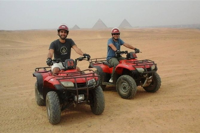 Quad Bike Trip At Desert of Giza Pyramids - Hotel pickup and the private format