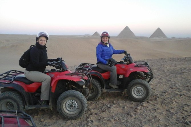Quad Bike Trip At Desert of Giza Pyramids - Who will enjoy this most