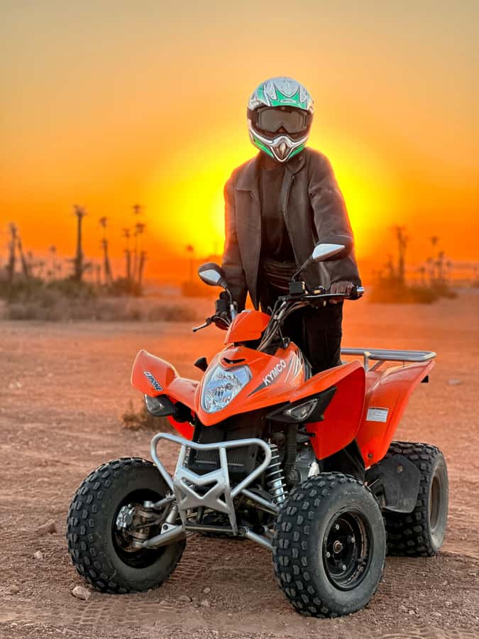 Quad biking adventure in Marrakech - Ten minutes to learn the controls
