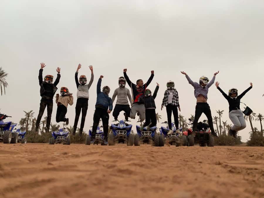 Quad biking adventure in Marrakech - A Moroccan tea stop at a local home