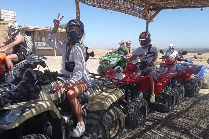 Quad Biking Agafay desert - Tea in the Black Berber Tent