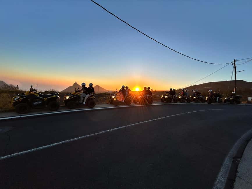Quad biking at Mount Teide for the sunset - Getting close views of the volcano