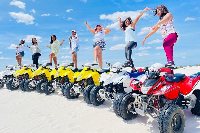 Quad biking Atlantis Dunes Cape Town & Photo Shoot - Across the sand hills behind your guide