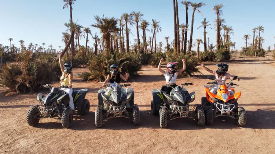 Quad biking in Marrakech's desert palm grove - Starting from Marrakech with the ride included