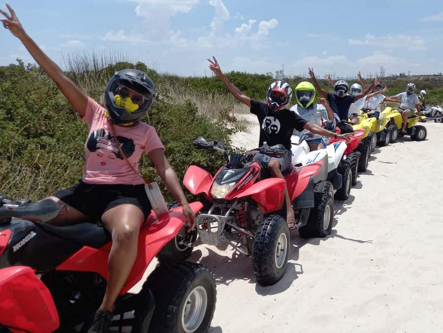Quad Biking Tour , Atlantis dunes Capetown - The guides and the feel of the group