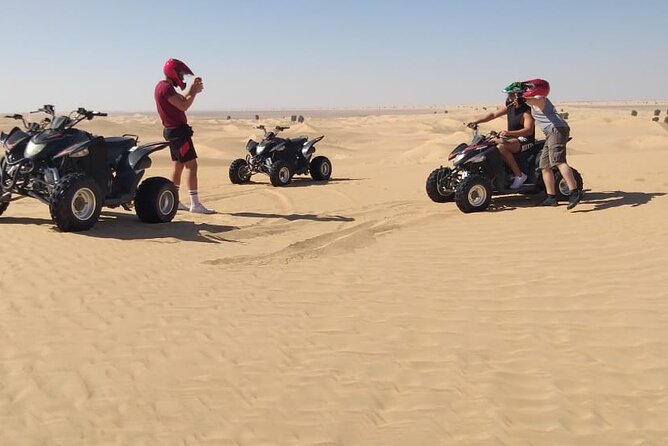 Quad biking tour with or without pick and drop(Abu dhbai ) - Choosing between one hour and 90 minutes