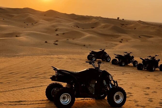 Quad biking tour with or without pick and drop(Abu dhbai ) - Equipment, helmets, and comfort