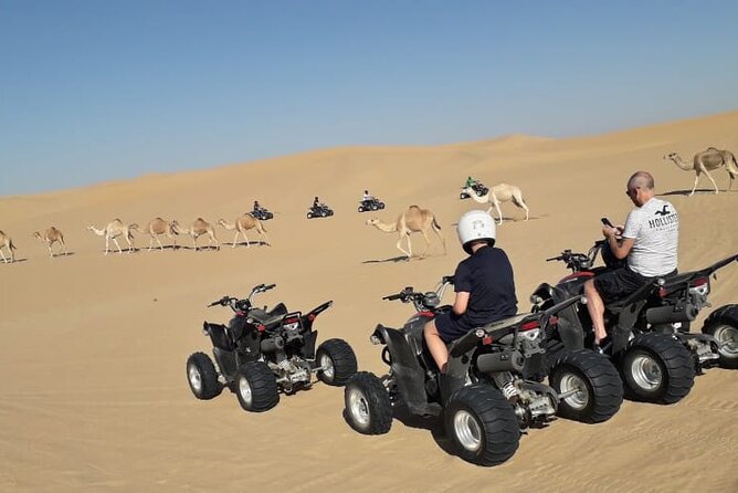 Quad biking tour with or without pick and drop(Abu dhbai ) - Learning to ride with a short briefing