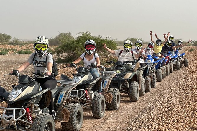 Quad in the Palmeraie of Marrakech - The Berber village and tea break