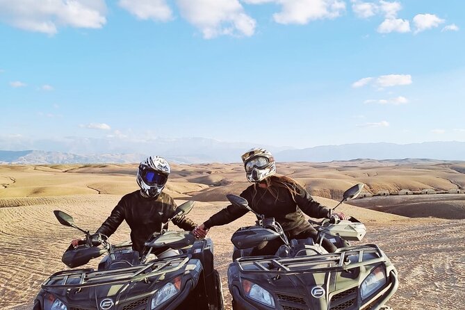 Quad Ride In The Agafay Desert - Riding into the rocky Agafay Desert