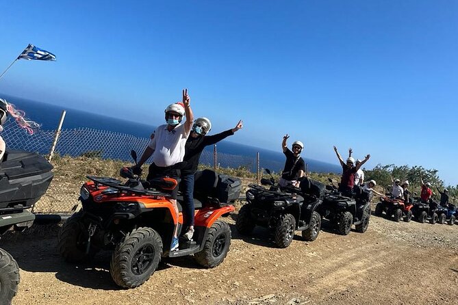 Quad Safari Agia Pelagia - Passing the old Byzantine church near Fodele