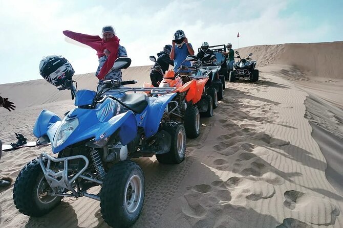 Quad to the Sand Dunes and Wild Beach - The return ride and tea at the garage