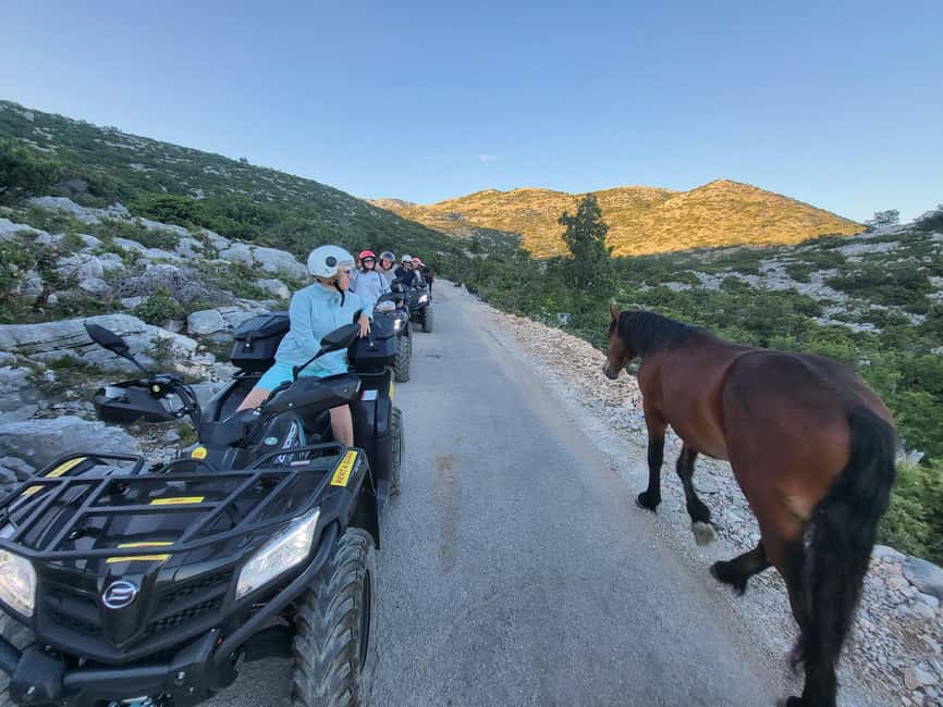 Quad tour to Biokovo Skywalk - The road to Biokovo Skywalk