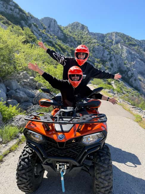Quad Tour to Makarska Riviera offroad Adventure - Getting ready for a 500cc quad
