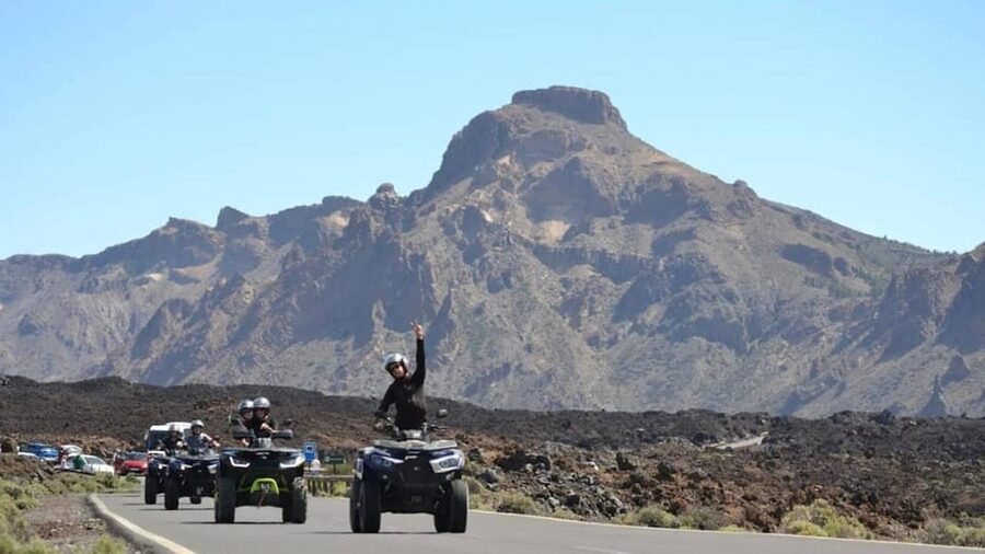 Quad Tour to Teide at Sunset | Adventure from a private estate - Camino de Trevejos: getting ready to ride