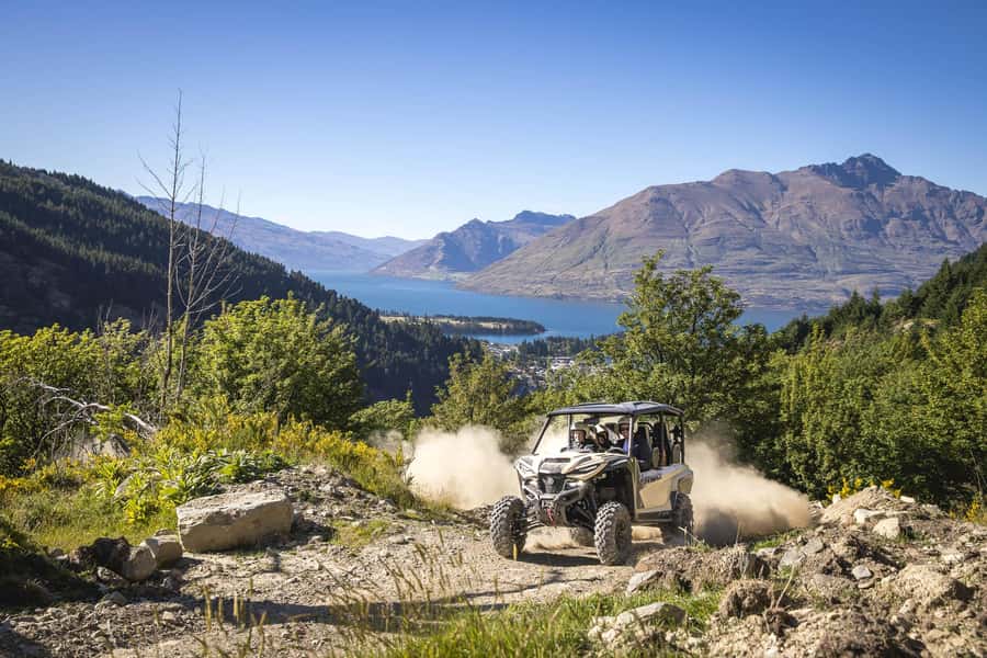 Queenstown: Self Drive Guided Buggy Tour - Taking on the main track