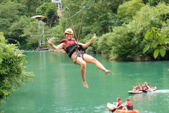 Rafting Combo Tour from Antalya: Zipline, Quad/Buggy w/Lunch - The 300 to 400 meter zipline