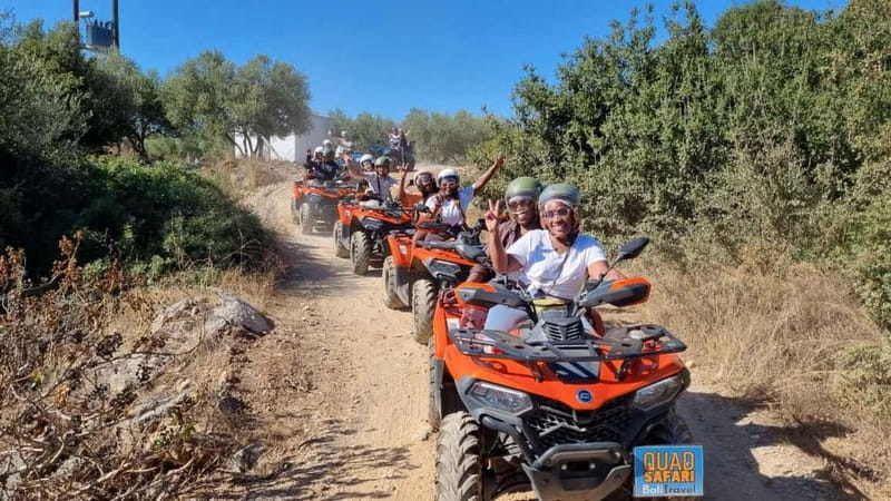 Rethymno Bali & Panormo:Quad Safari & visit Cave 57km 4hours - Learning to handle the quad in Bali